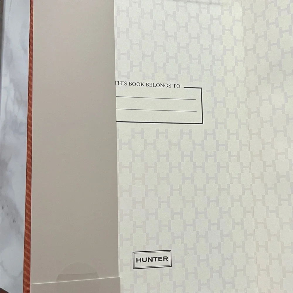 Hunter Orange and Black Casebound Notebooks Set of 2